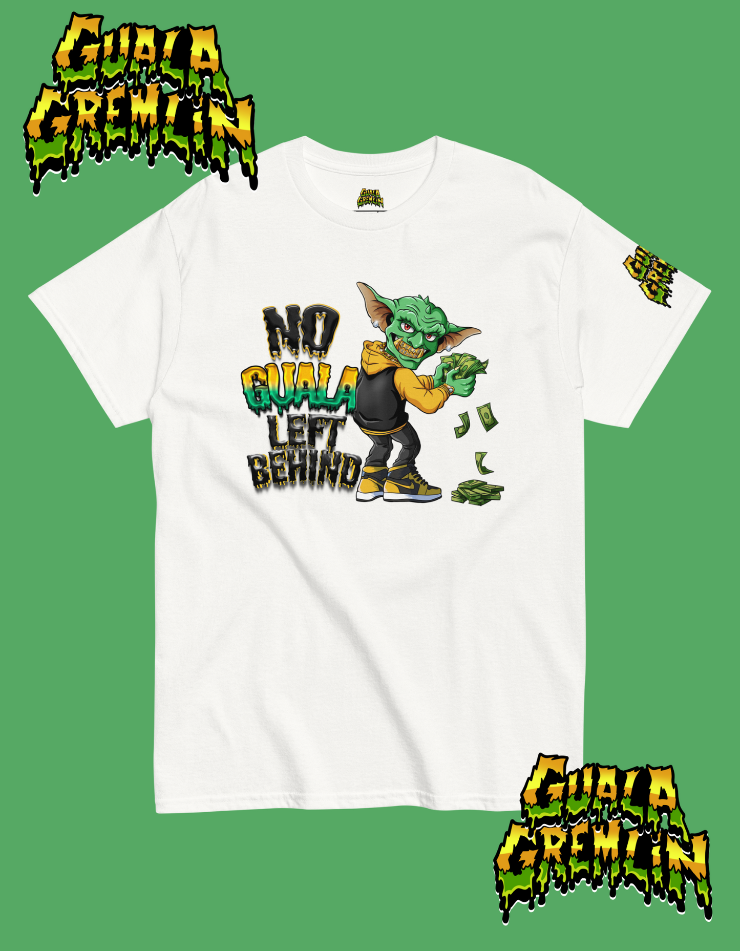 No Guala Left Behind Funny Menswear Classic Streetwear Unisex Tee Shirt