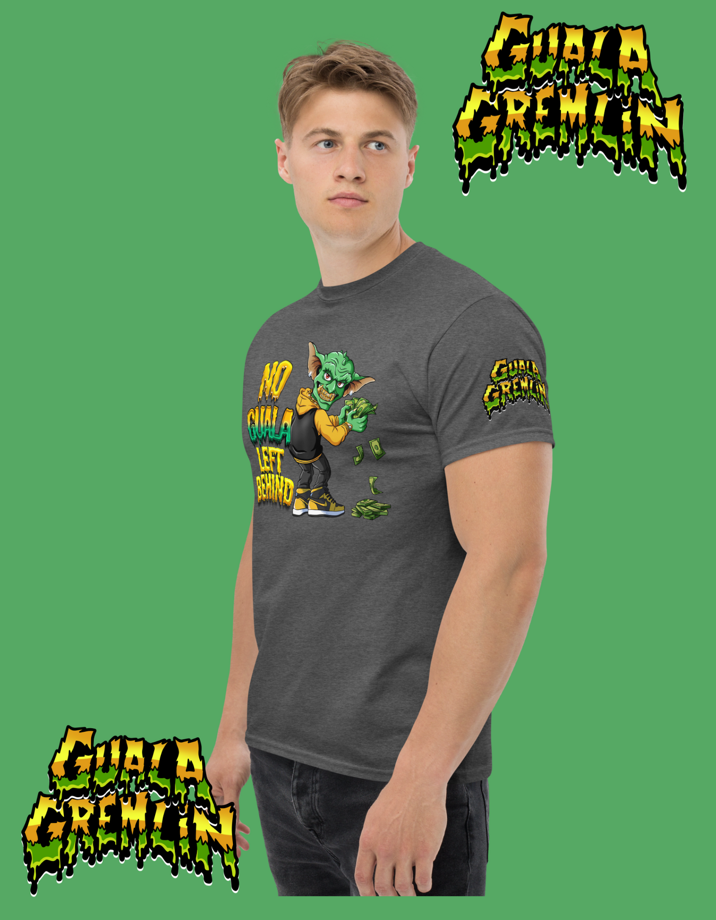 No Guala Left Behind Funny Menswear Classic Streetwear Unisex Tee Shirt