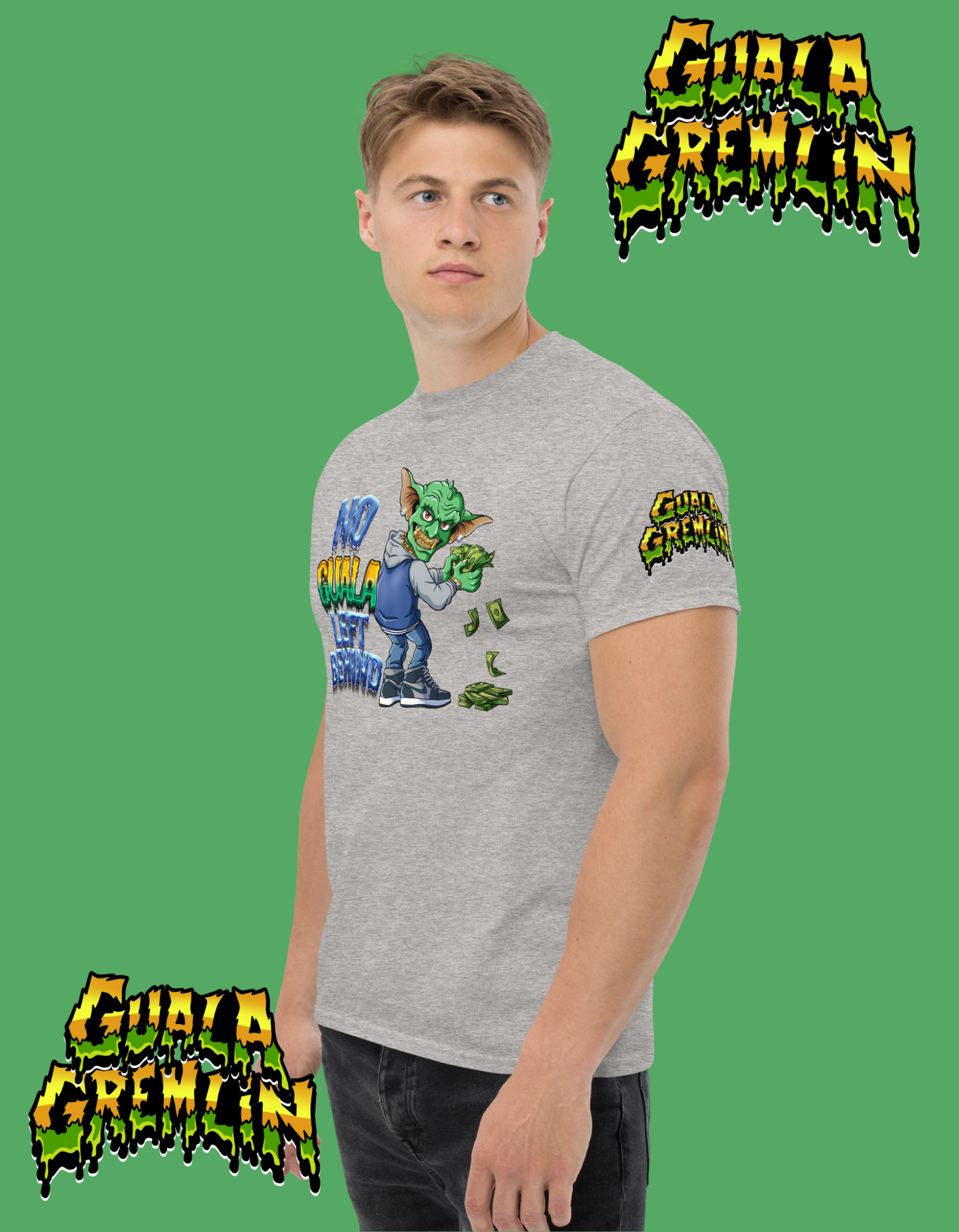 No Guala Left Behind Funny Menswear Classic Streetwear Unisex Tee Shirt