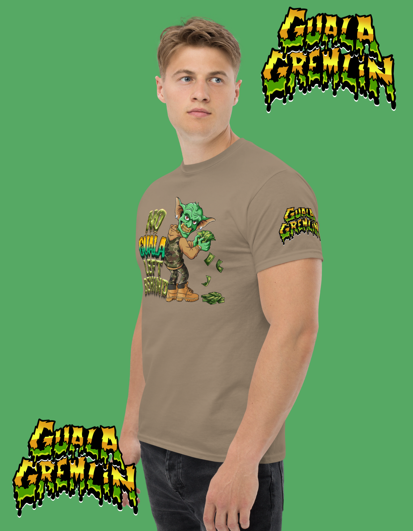 No Guala Left Behind Funny Menswear Classic Streetwear Unisex Tee Shirt