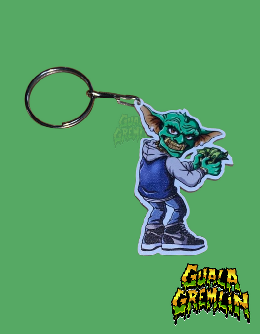 Guala Gremlin Acrylic Keychain - Blu/Gry