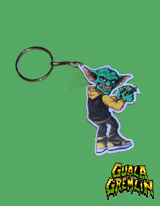 Guala Gremlin Acrylic Keychain - Blk/Ylw