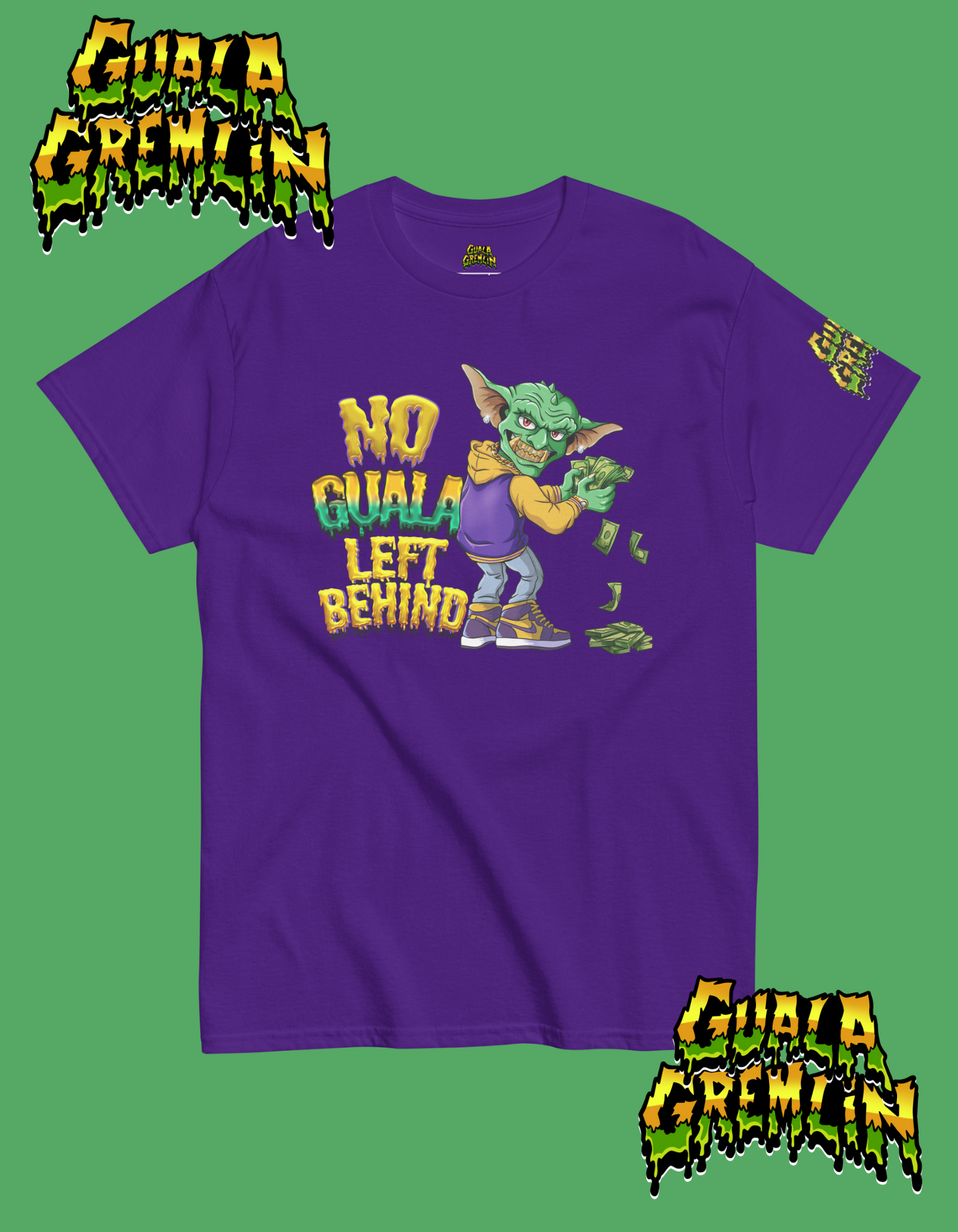 No Guala Left Behind Funny Menswear Classic Streetwear Unisex Tee Shirt