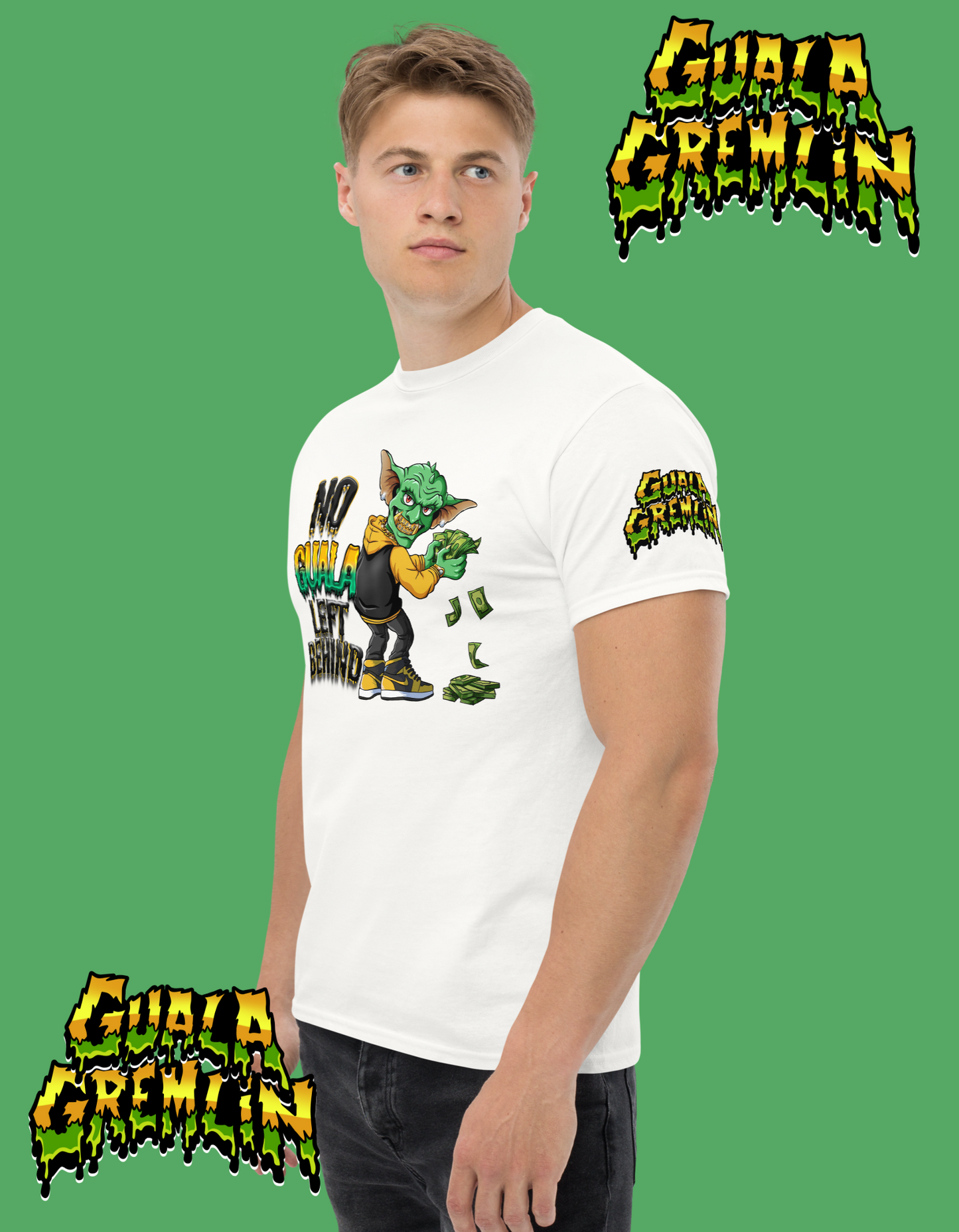 No Guala Left Behind Funny Menswear Classic Streetwear Unisex Tee Shirt