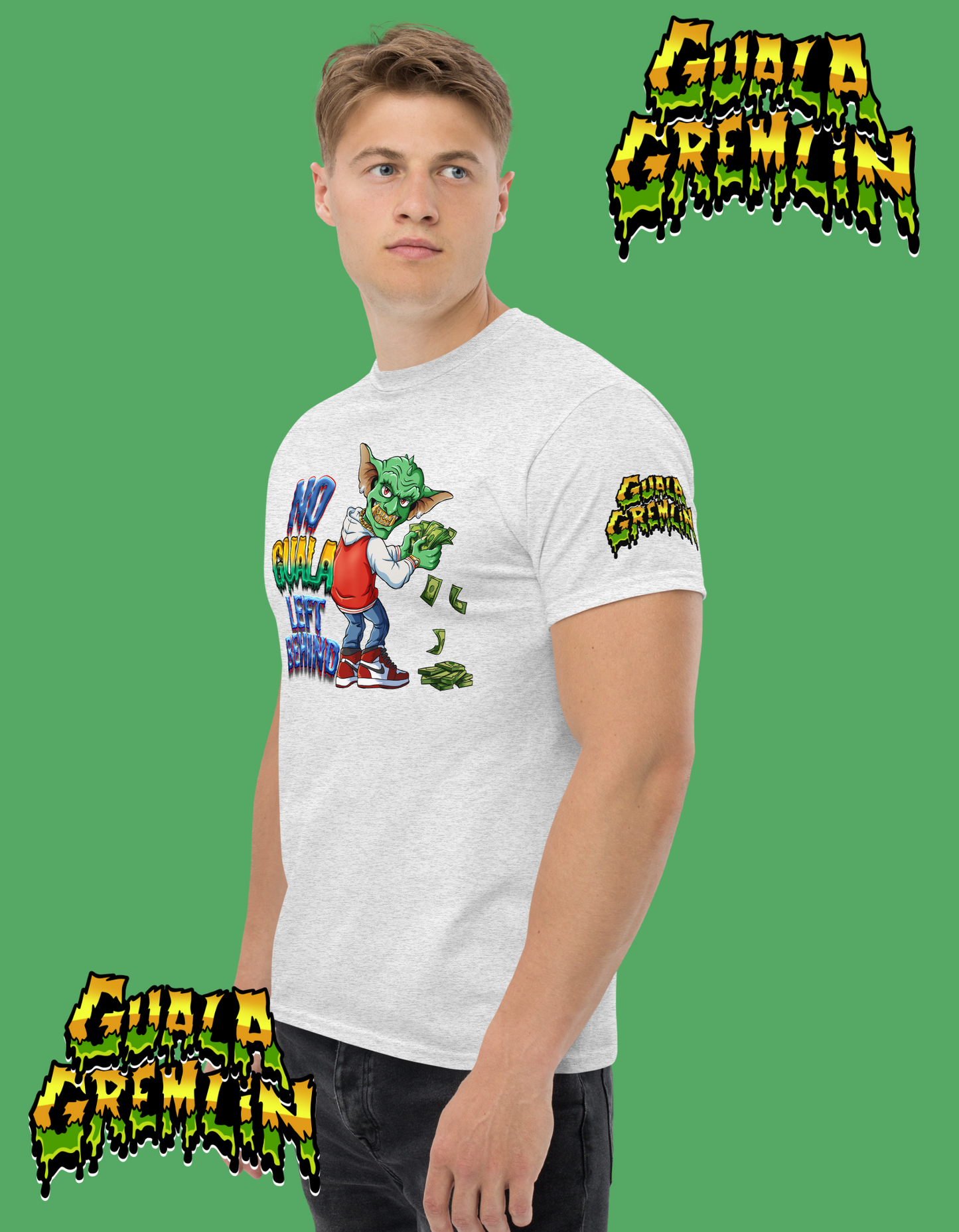 No Guala Left Behind Funny Menswear Classic Streetwear Unisex Tee Shirt