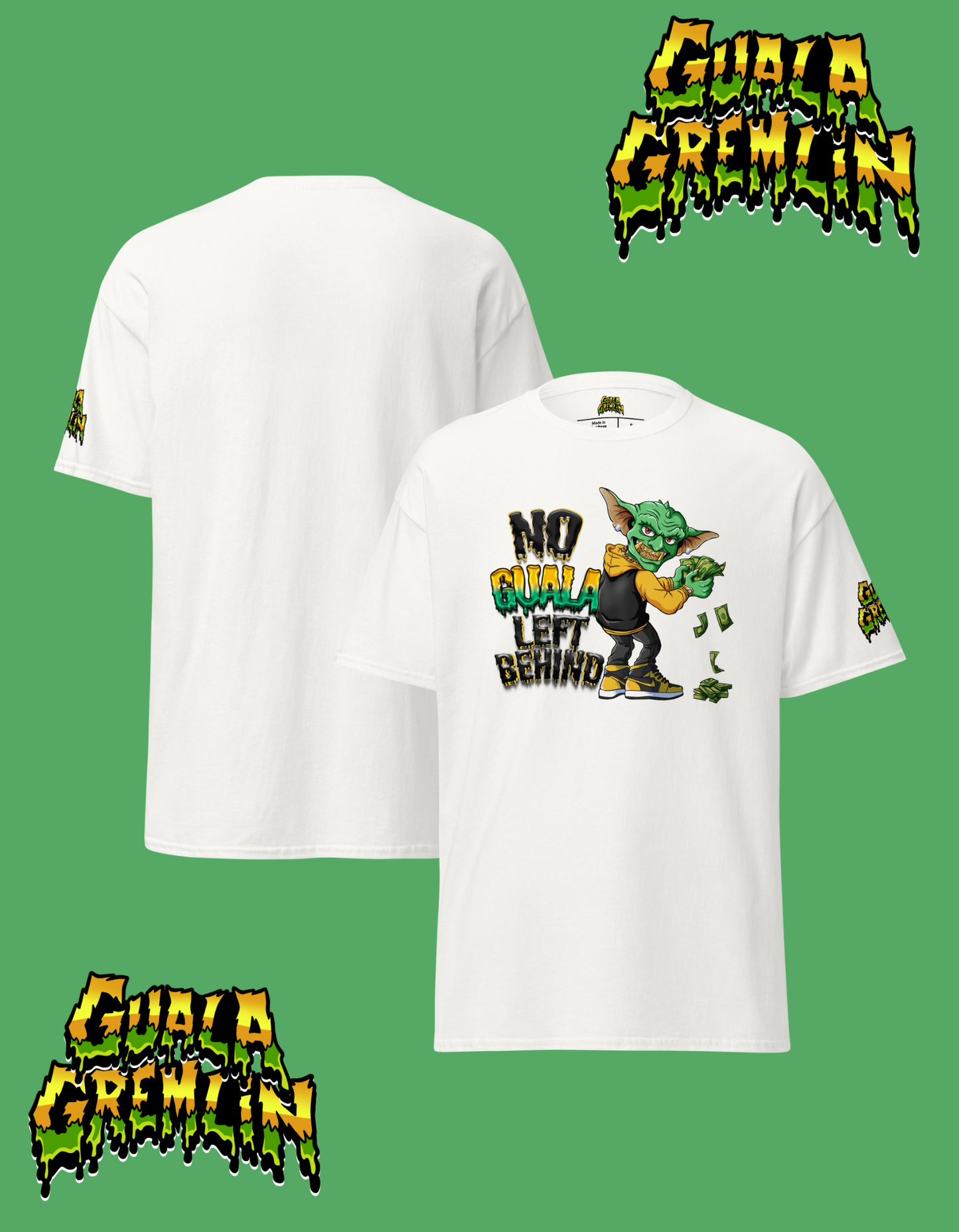 No Guala Left Behind Funny Menswear Classic Streetwear Unisex Tee Shirt